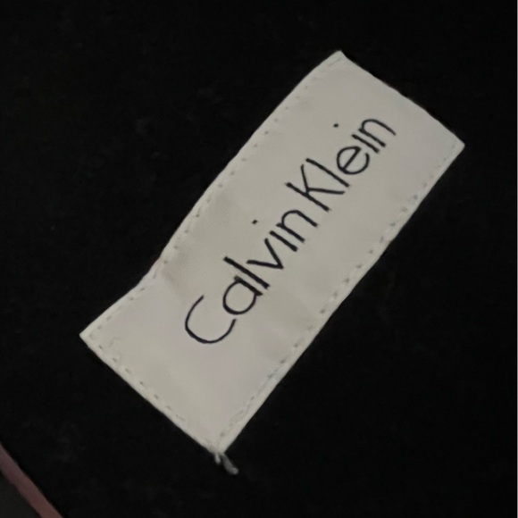 Calvin Klien Wool Silk Blend Peacoat Time Capsule Wardrobe Quiet Luxury SZ P8 - Picture 7 of 9